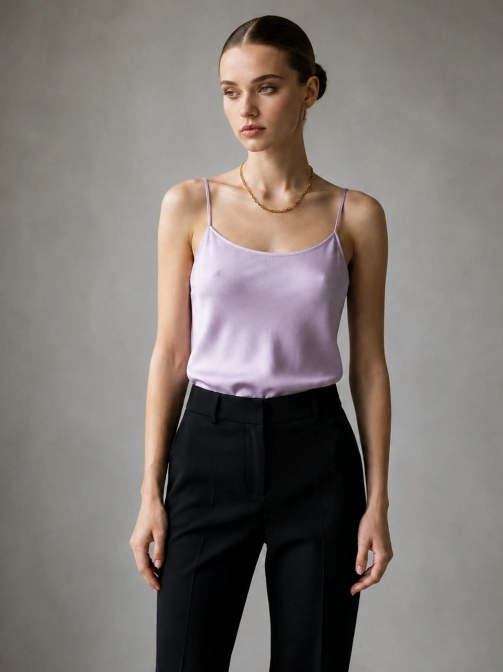 Amanda Uprichard Silk Lavender Camisole Size S Balletcore Minimalist Clean Girl